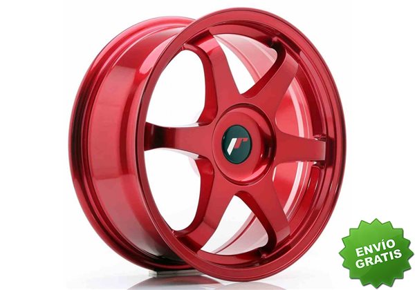 Llanta exclusiva Jr Wheels Jr3 17x7 Et20-42 Blank Platinum Red