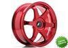 Llanta exclusiva Jr Wheels Jr3 17x7 Et20-42 Blank Platinum Red