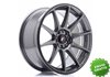 Llanta exclusiva Jr Wheels Jr11 18x8.5 Et35 5x100 120 Hyper Gray