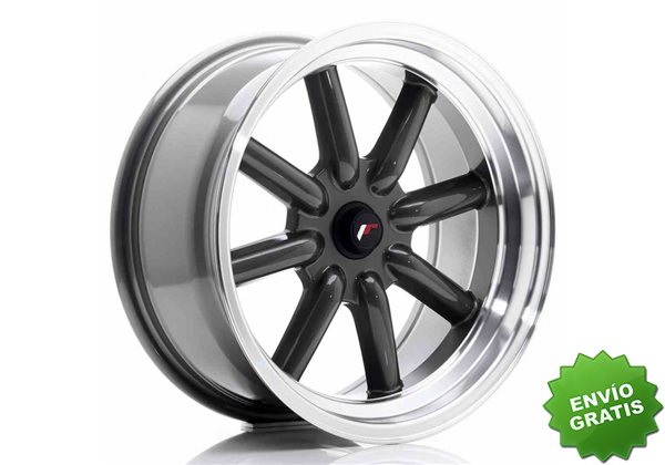 Llanta exclusiva Jr Wheels Jr19 17x8 Et0 Blank Gun Metal
