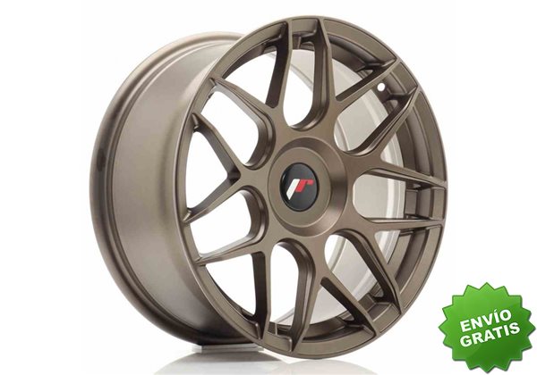 Llanta exclusiva Jr Wheels Jr18 17x8 Et35 Blank Bronze