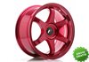 Llanta exclusiva Jr Wheels Jr3 17x8 Et35 Blank Platinum Red