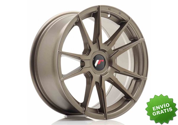 Llanta exclusiva Jr Wheels Jr21 17x8 Et35 Blank Matt Bronze