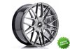 Llanta exclusiva Jr Wheels Jr28 17x8 Et35-40 Blank Hyper Black