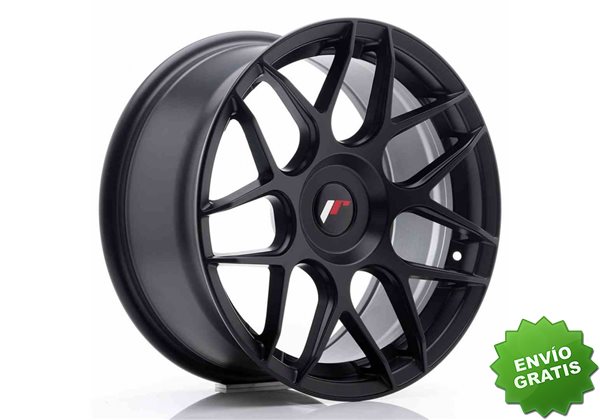 Llanta exclusiva Jr Wheels Jr18 17x8 Et25-35 Blank Matt Black