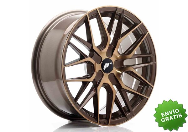 Llanta exclusiva Jr Wheels Jr28 17x8 Et25-40 Blank Platinum Bronze