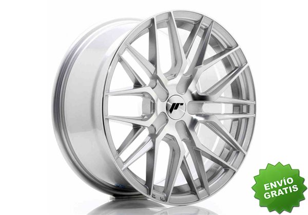 Llanta exclusiva Jr Wheels Jr28 17x8 Et25-40 Blank Silver Machined Fa Ce