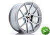 Llanta exclusiva Jr Wheels Jr30 17x8 Et20-40 5h Blank Silver Machined  Face