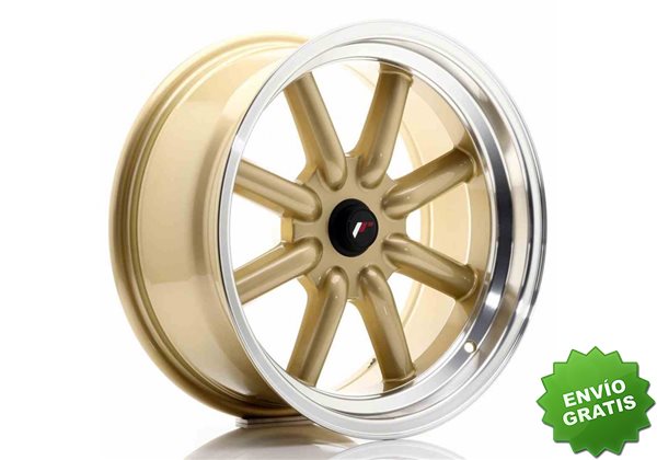Llanta exclusiva Jr Wheels Jr19 17x8 Et-20-0 Blank Gold