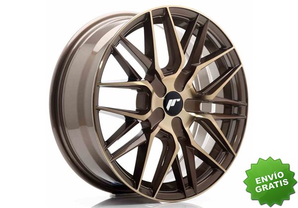 Llanta exclusiva Jr Wheels Jr28 17x7 Et20-45 Blank Platinum Bronze