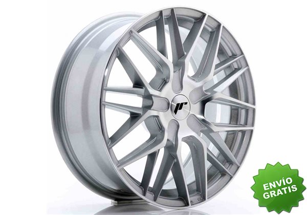 Llanta exclusiva Jr Wheels Jr28 17x7 Et20-45 Blank Silver Machined Fa Ce