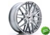 Llanta exclusiva Jr Wheels Jr28 17x7 Et20-45 Blank Silver Machined Fa Ce