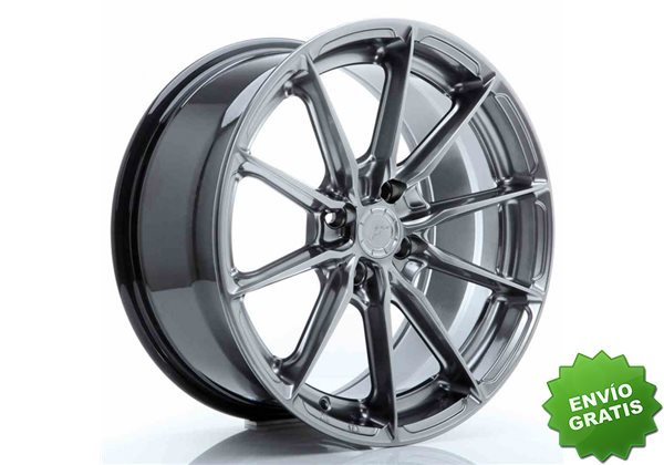 Llanta exclusiva Jr Wheels Jr37 17x8 Et40 4x100 Hyper Black