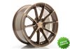 Llanta exclusiva Jr Wheels Jr37 17x8 Et40 4x100 Platinum Bronze