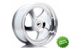 Llanta exclusiva Jr Wheels Jr15 17x8 Et35 Blank Silver Machined