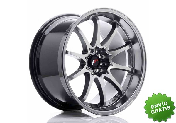 Llanta exclusiva Jr Wheels Jr5 18x10.5 Et12 5x114.3 Hyper Black