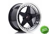 Llanta exclusiva Jr Wheels Jr6 18x9.5 Et22 5x114.3 120 Glossy Black W  Machined Lip