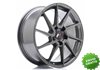 Llanta exclusiva Jr Wheels Jr36 18x8 Et35 5x120 Hyper Gray