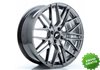 Llanta exclusiva Jr Wheels Jr28 18x7.5 Et40 4x108 Hyper Black