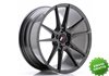Llanta exclusiva Jr Wheels Jr21 18x8.5 Et40 5x112 Hyper Gray