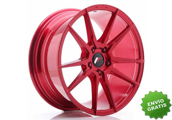 Llanta exclusiva Jr Wheels Jr21 18x8.5 Et40 5x112 Platinum Red