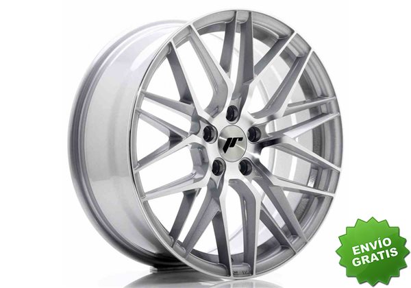 Llanta exclusiva Jr Wheels Jr28 18x7.5 Et40 5x112 Silver Machined Fac E
