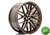 Llanta exclusiva Jr Wheels Jr28 18x8.5 Et40 5x112 Platinum Bronze