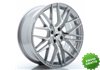 Llanta exclusiva Jr Wheels Jr28 18x7.5 Et40 4x100 Silver Machined Fac E