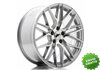 Llanta exclusiva Jr Wheels Jr28 18x8.5 Et40 5x114.3 Silver Machined F Ace