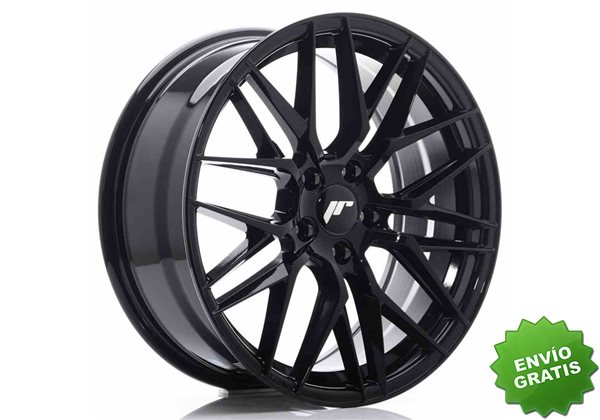 Llanta exclusiva Jr Wheels Jr28 18x7.5 Et40 5x120 Glossy Black