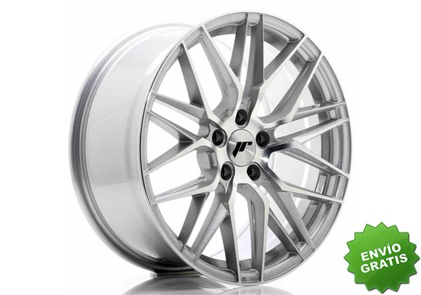 Llanta exclusiva Jr Wheels Jr28 18x8.5 Et40 5x120 Silver Machined Fac E