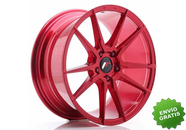 Llanta exclusiva Jr Wheels Jr21 18x8.5 Et40 5x114.3 Platinum Red