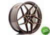 Llanta exclusiva Jr Wheels Jr34 18x8 Et42 5x112 Platinum Bronze