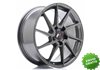Llanta exclusiva Jr Wheels Jr36 18x8 Et45 5x112 Hyper Gray