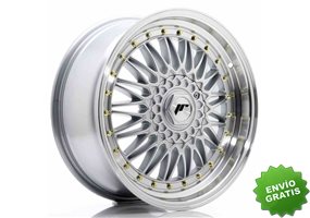 Llanta exclusiva Jr Wheels Jr9 18x8 Et35-40 Blank Silver W Machined L Ip