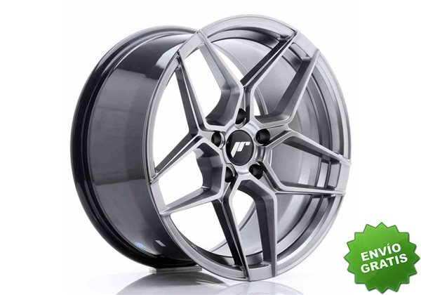 Llanta exclusiva Jr Wheels Jr34 18x9 Et35 5x120 Hyper Black