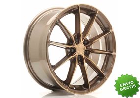 Llanta exclusiva Jr Wheels Jr37 18x8 Et45 5x112 Platinum Bronze