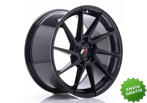 Llanta exclusiva Jr Wheels Jr36 18x9 Et45 5x114.3 Glossy Black