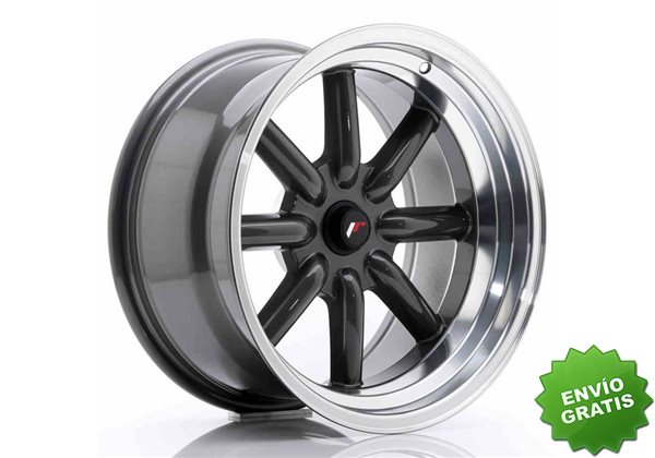 Llanta exclusiva Jr Wheels Jr19 17x9 Et-25-(-10) Blank Gun Metal
