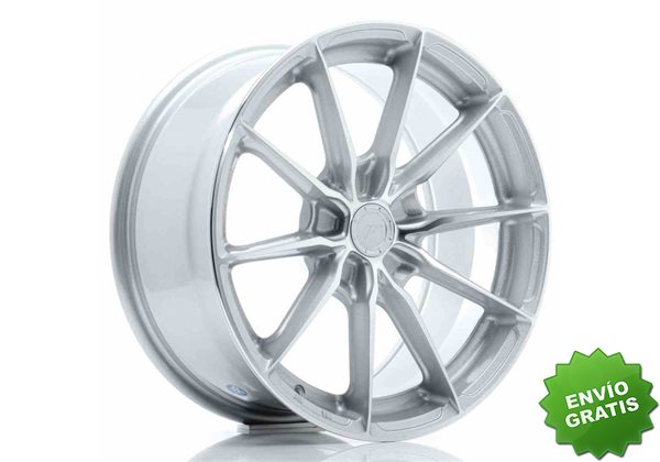 Llanta exclusiva Jr Wheels Jr37 17x8 Et20-40 5h Blank Silver Machined  Face