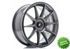 Llanta exclusiva Jr Wheels Jr11 18x7.5 Et35-40 Blank Hyper Gray