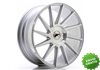 Llanta exclusiva Jr Wheels Jr22 18x7.5 Et35-42 Blank Silver Machined  Face