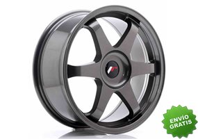 Llanta exclusiva Jr Wheels Jr3 18x8 Et35-45 Blank Hyper Gray