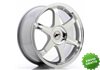 Llanta exclusiva Jr Wheels Jr3 18x8 Et35-45 Blank Silver Machined Fac E