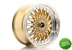 Llanta exclusiva Jr Wheels Jr9 18x9 Et20-40 Blank Gold W Machined Lip