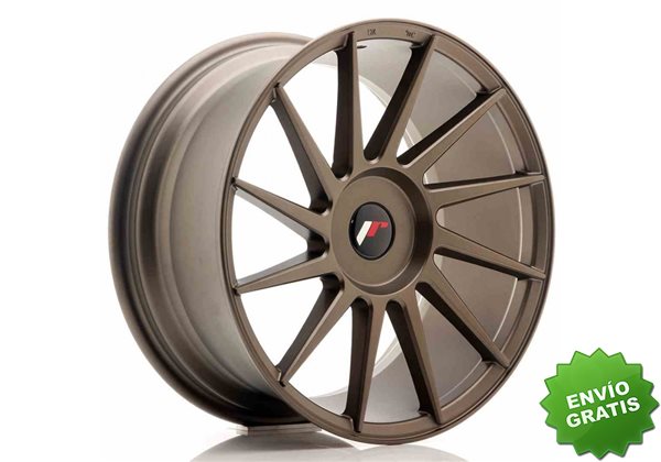 Llanta exclusiva Jr Wheels Jr22 18x8.5 Et40 Blank Matt Bronze