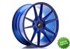 Llanta exclusiva Jr Wheels Jr21 18x8.5 Et40 Blank Platinum Blue