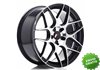 Llanta exclusiva Jr Wheels Jr18 18x8.5 Et35-45 5h Blank Black Machine D