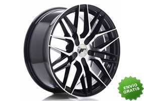 Llanta exclusiva Jr Wheels Jr28 18x8.5 Et20-40 5h Blank Gloss Black%2 0machined Face
