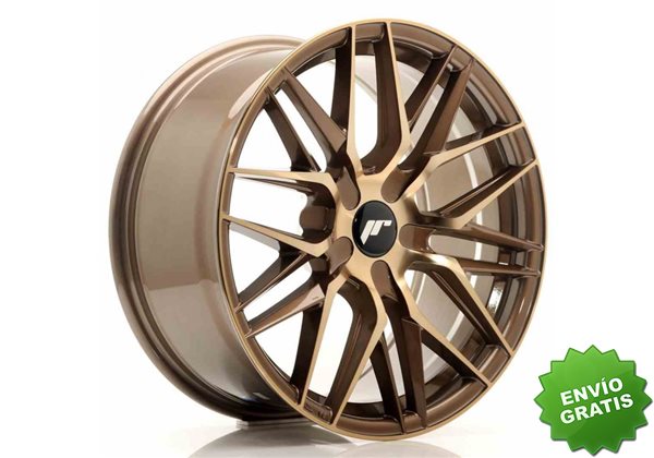 Llanta exclusiva Jr Wheels Jr28 18x8.5 Et20-40 5h Blank Platinum Bron Ze